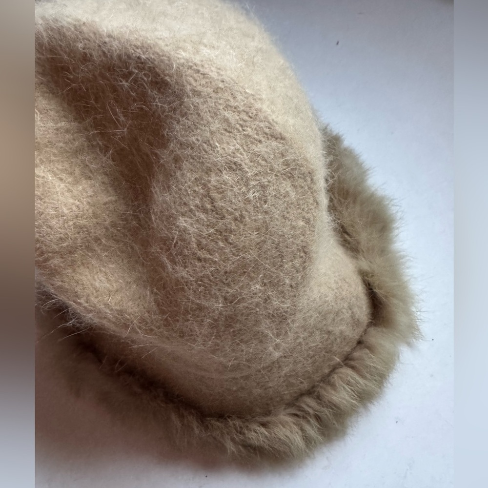 Beautiful Angora Fur Bucket Hat